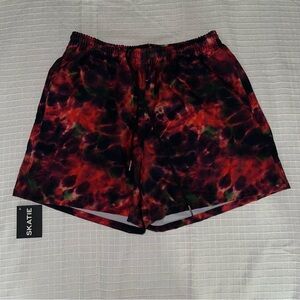 Skatie Men's Soho Print Swim Trunks
